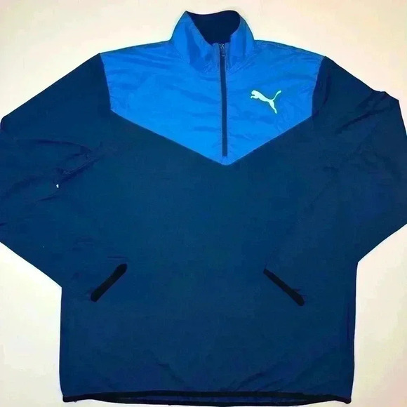 Puma Mens Zip up Golf Sweatshirt Size XXL - Picture 1 of 7